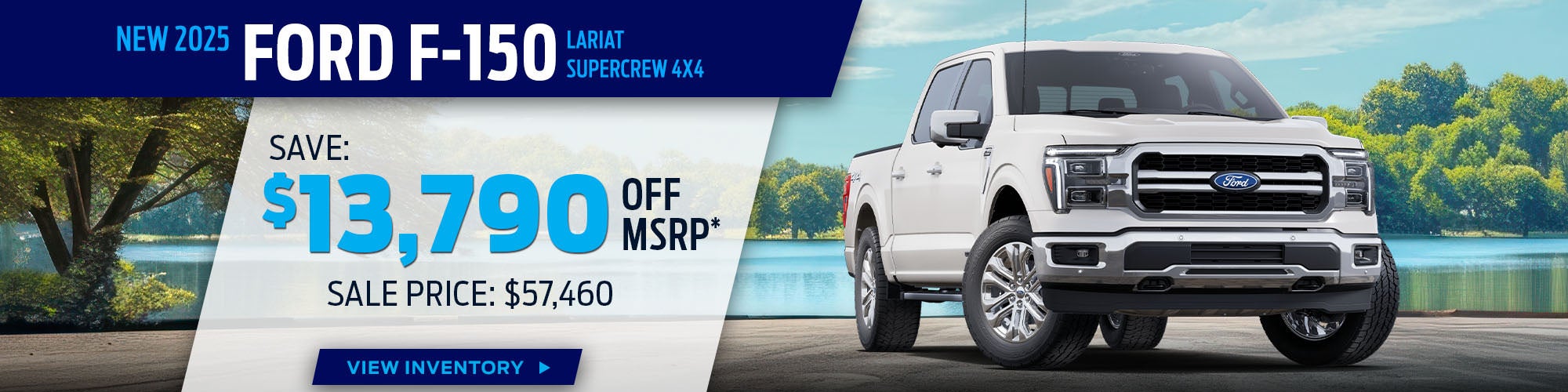 New 2025 Ford F-150 Lariat SuperCrew 4X4 