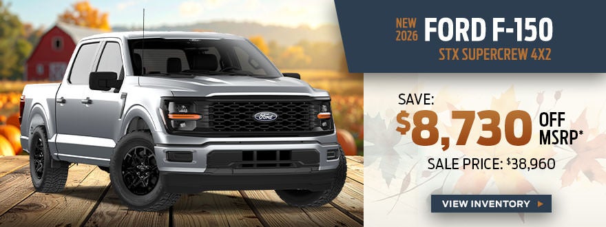 New 2026 Ford F-150 STX SuperCrew 4X2